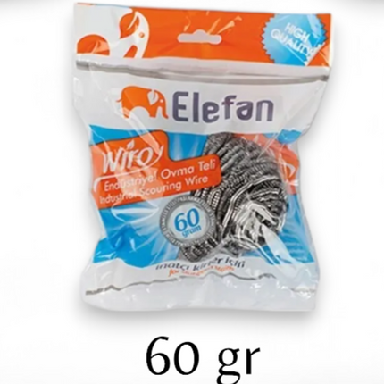 Burete metalic Wiro, 60 gr, otel inoxidabil