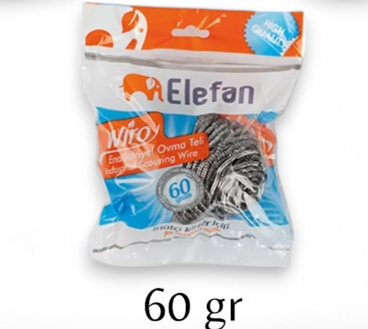Burete metalic Wiro, 60 gr, otel inoxidabil