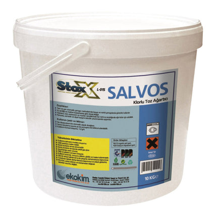 STOX SALVOS L-015 – Agent de albire sub formă de pulbere cu clor, 10 kg