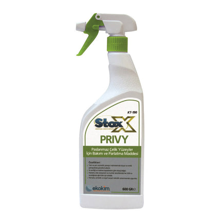 STOX PRIVY KT-190 – Soluție pentru lustruirea suprafețelor din inox, 600 g