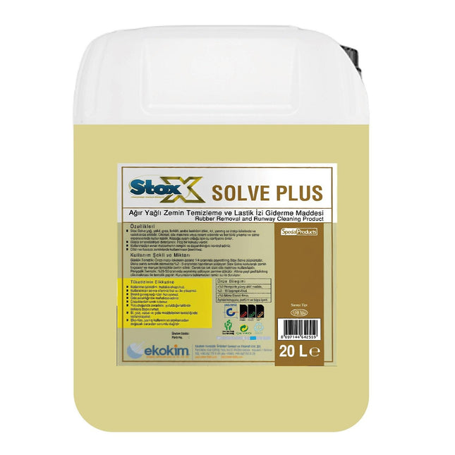 STOX SOLVE PLUS – Soluție pentru curățarea pardoselilor foarte grase și îndepărtarea urmelor de cauciuc