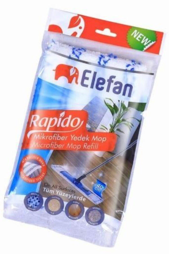 Rezerva mop plat, 40 cm, din microfibra